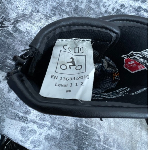 Icon Raiden Treadwell Motorcycle Boots Black Leather Mens Size 9 WR  EN 13634 - Picture 5 of 14